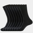 thumbnail image 1 of WANDER Men's Dress Socks Cotton Thin Classic Lightweight Socks 8 Pairs Solid & Patterned Soft Breathable Socks, 1 of 7