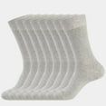 thumbnail image 1 of WANDER Men's Dress Socks Cotton Thin Classic Lightweight Socks 8 Pairs Solid & Patterned Soft Breathable Socks, 1 of 7
