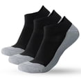 thumbnail image 1 of WANDER Merino Wool Ankle Socks 3 Pairs Cushioned Sweat-Wicking No Show Socks For Running & Hiking, 1 of 5
