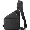 thumbnail image 1 of WANDER+ Anti Theft Crossbody Travel Bag for Women Men, Multi-Pocket Crossbody Bag, Slim Sling Bag with Adjustable Strap, Black, 1 of 7