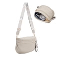 thumbnail image 1 of WANDF Bum Bags for Women,Fanny Pack Crossbody Bags,Trendy Crescent Shoulder Bags for Ladies,Sling Bag Half Moon Purse,PU Leather Belt Bag with Adjustable Strap(Grey), 1 of 10