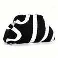 thumbnail image 1 of WANDF Clutch Purse for Women,Knit  Clutch Handbags,Woven Evening Bags,Large Dumpling Bag for Ladies,Girlfriend,Travel Makeup Storage Lightweight Portable Pouch(Black White Pattern-A), 1 of 8