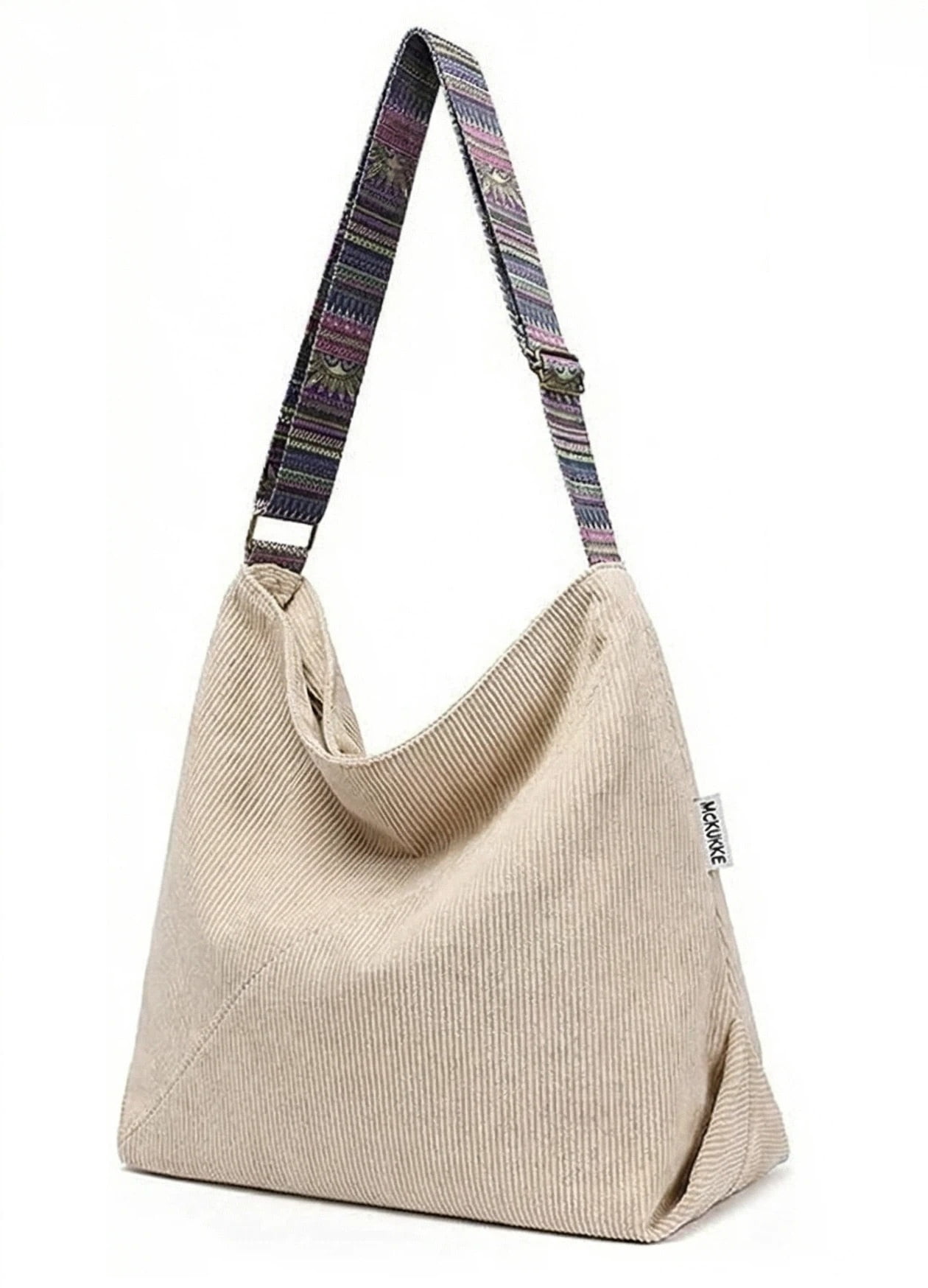 Gym School Everyday Bag Large Corduroy Tote Bag For Women – Floral