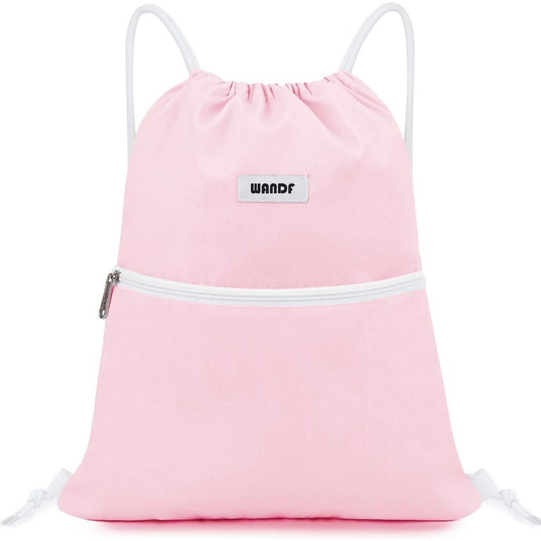 String bag clearance pink