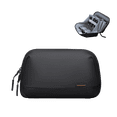 thumbnail image 1 of WANDF Dopp  Kit Case,Electronics Organizer Travel Case,10 Compartments Cord Organizer for Men Women,Water-Resistant Cable Bag,Digital Electronics Accessories Bag(Black), 1 of 13