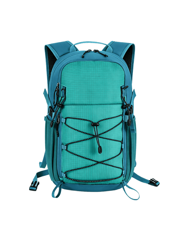 Small Hiking Backpack 20L - Lightweight Water-Resistant Hiking Daypack with Hydration System Compatible,Smart Camping Travel Backpack for Men Women,Outdoor Rucksack for Climbing Cycling(Cyan-20L)