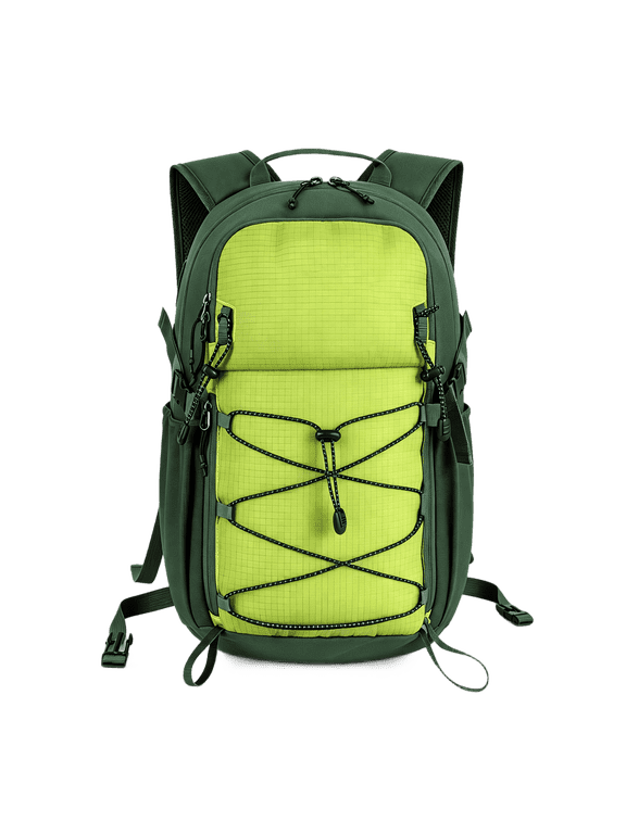 Small Hiking Backpack 20L - Lightweight Water-Resistant Hiking Daypack with Hydration System Compatible,Smart Camping Travel Backpack for Men Women,Outdoor Rucksack for Climbing Cycling(Green-20L)
