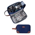 thumbnail image 1 of WANDF Large Toiletry Bag for Men,Water-Resistant Wide Opening Dopp Kit Shave Bag with Wet Pocket,Travel Accessories Organizer Bathroom Bag for Business Trip,Gym,Mens Gifts(Blue-A), 1 of 9