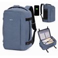 thumbnail image 1 of WANDF Large Travel Backpack for Men Women,Personal Item Bag 18x14x8 | 30L Carry On Underseat Backpack,17.3 Inch Laptop Backpack with USB Charging Port,Water Resistant Business Backpack(Sky Blue), 1 of 11