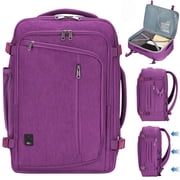 Expandable Travel Backpack 17 In Laptop Backpack with Wet Pocket For Spirit Airlines,Underseat personal item travel bag Hand Luggage, Large Casual Daypack for W