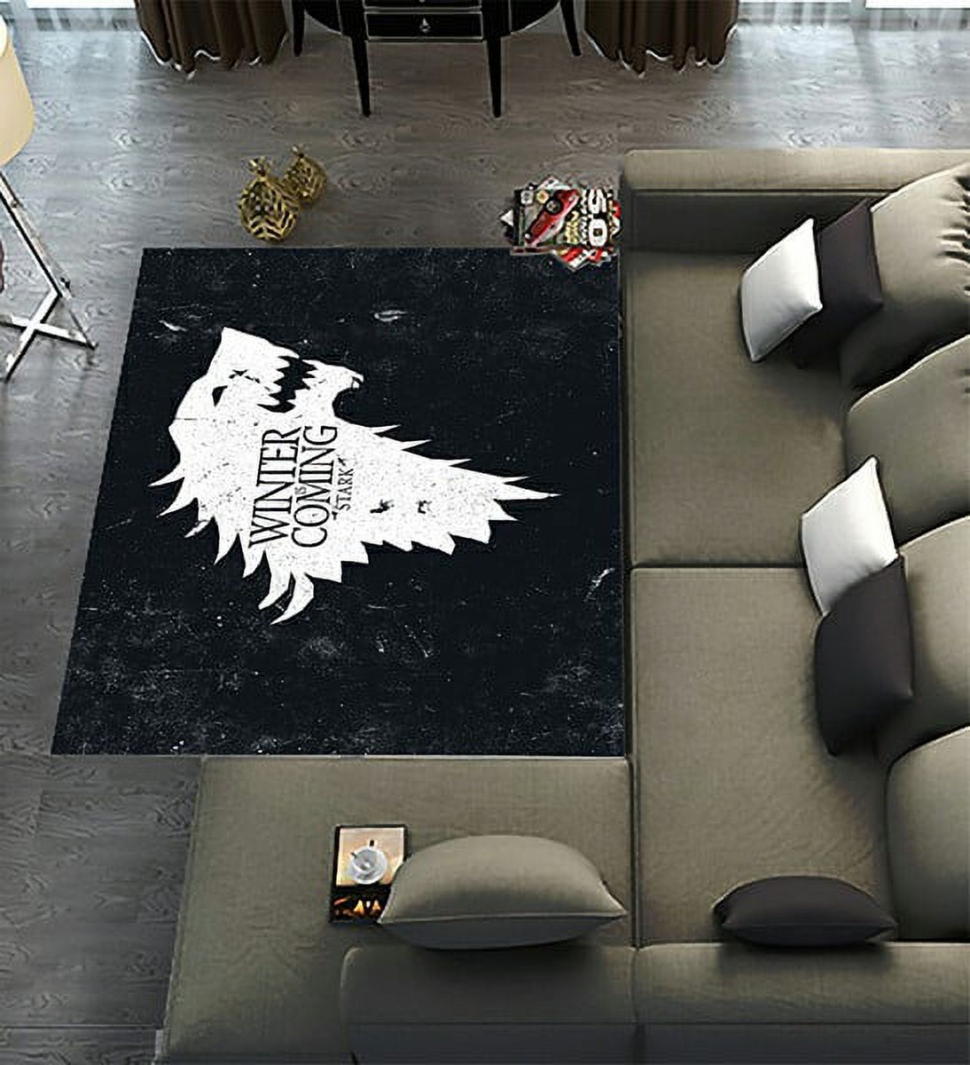 WANDJYOU Game of Thrones Area Rugs 3 x 5ft Floor Carpet Mat for Living