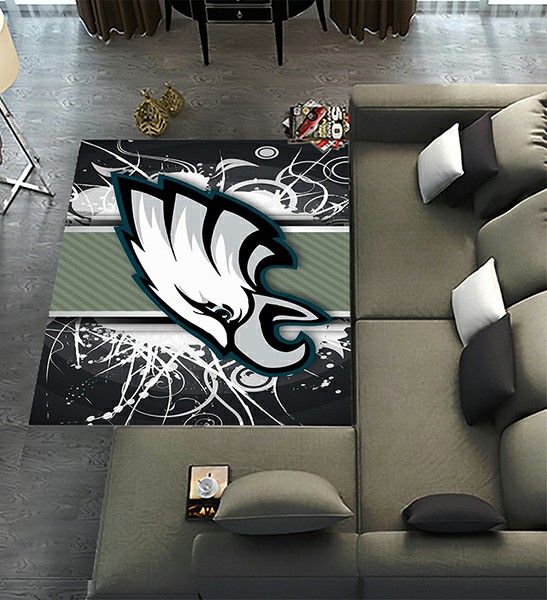 Wandjyou Philadelphia Eagles Flag  Area Rugs 4 X 6ft Floor Carpet Mat 