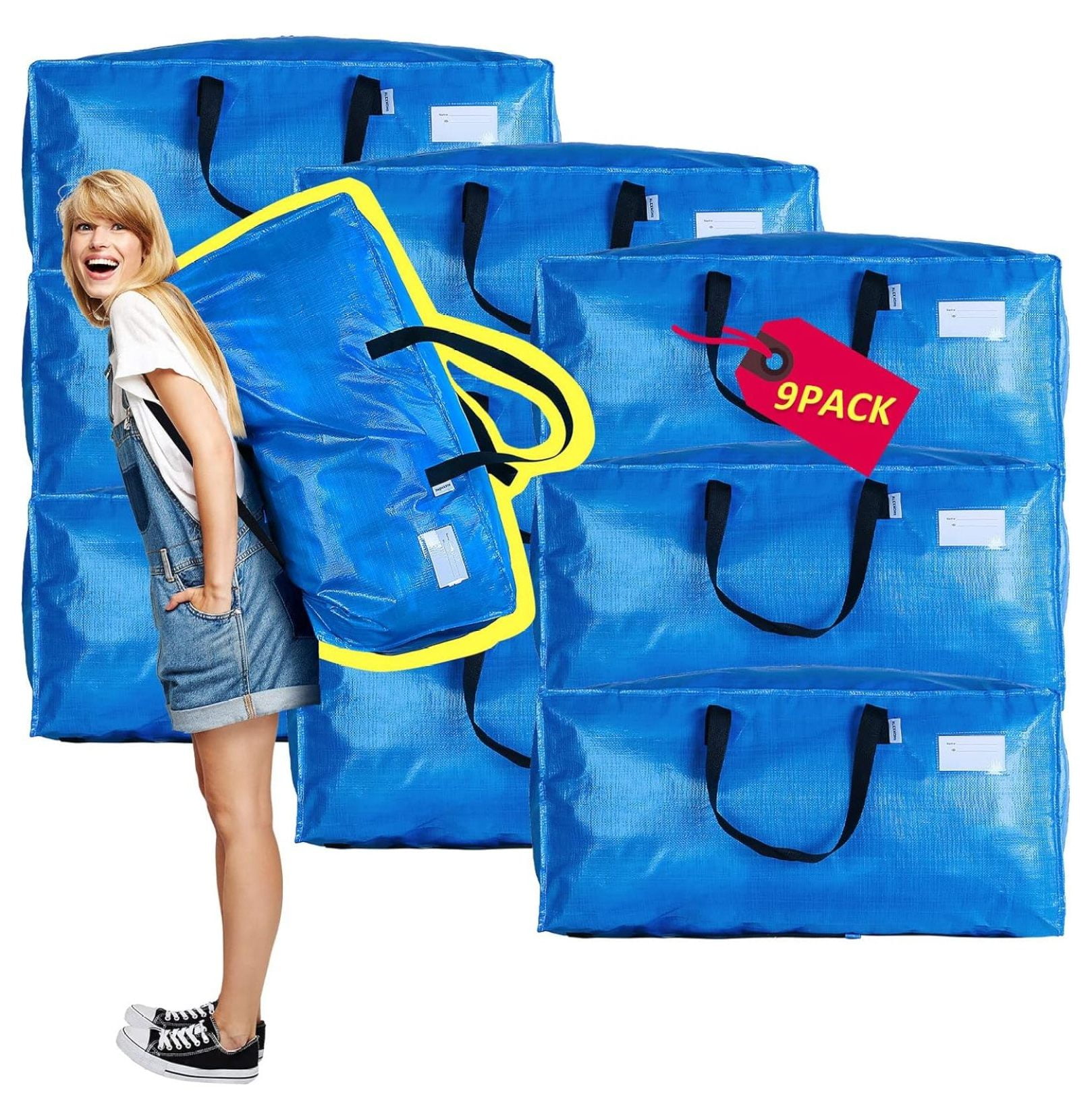 Ikea Frakta Hand Carts Boxes Bin Reusable Grocery Bags Moving