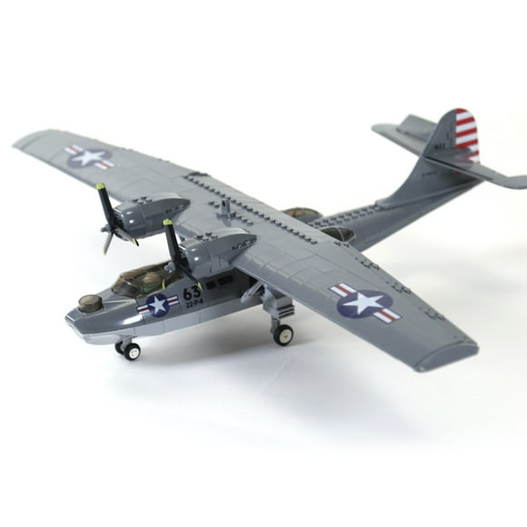 WANGE Consolidated PBY-5A Catalina Seaplane Building Block Set