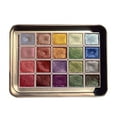 WANGJIAOID 20 Colors Watercolor Painting Set Drawing Supplies Metallic