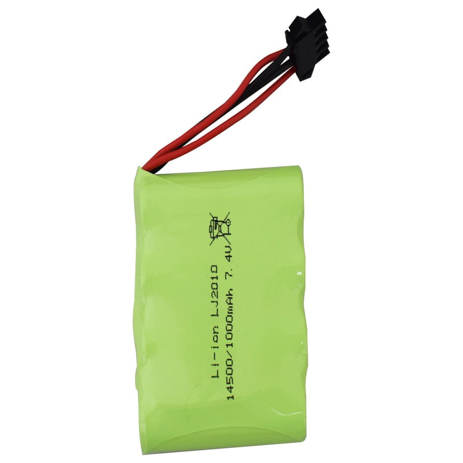 WANGJIAOID 7.4V 1000mah 14500 Battery For DE36W Remote Control Car 116