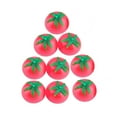 WANGJIAOID 9PC Cartoon Cute Spun Slow Rising Stress Tomato Rubber