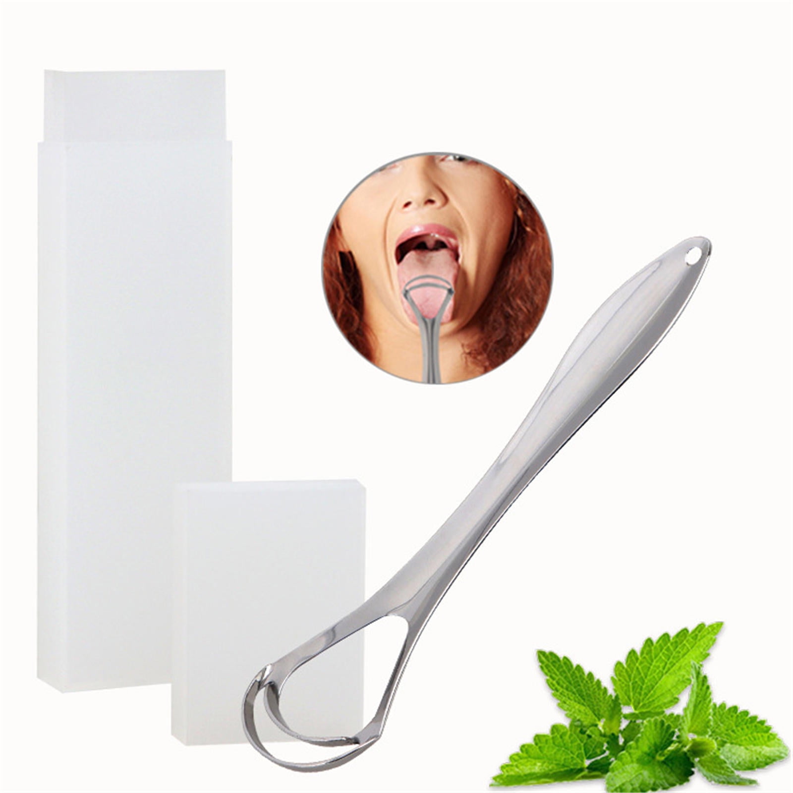 WANGJIAOID Adult Tongue Tongue Coating Scraper Oral Care Tongue
