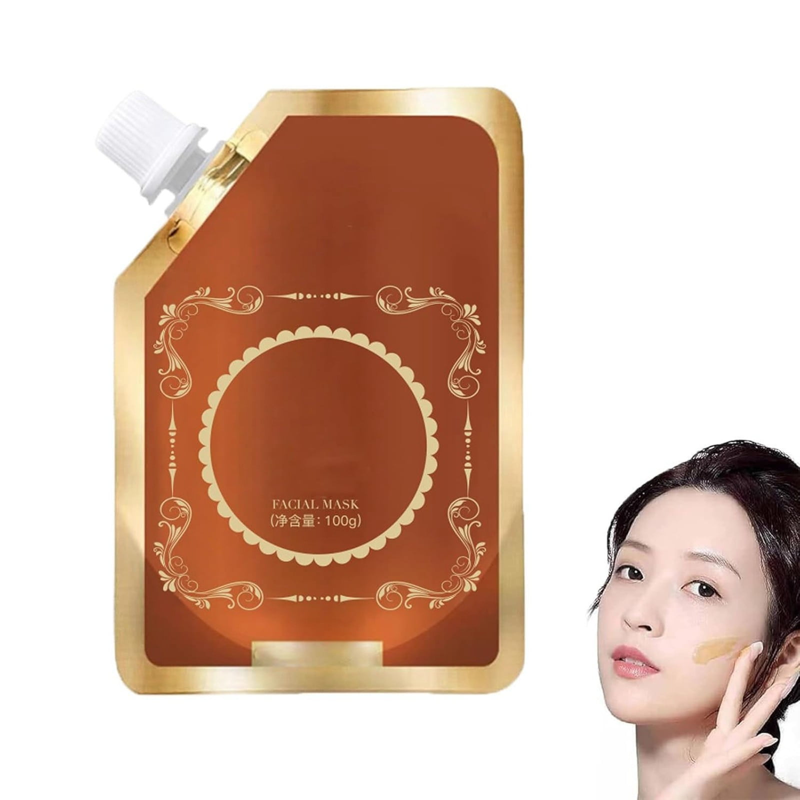 WANGJIAOID And Facial Liquid Brightens Skin Tone Moisturizes And With A Tear Off Type Bagged