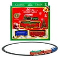WANGJIAOID Christmas Train Set, 216cm Circumference Track Battery