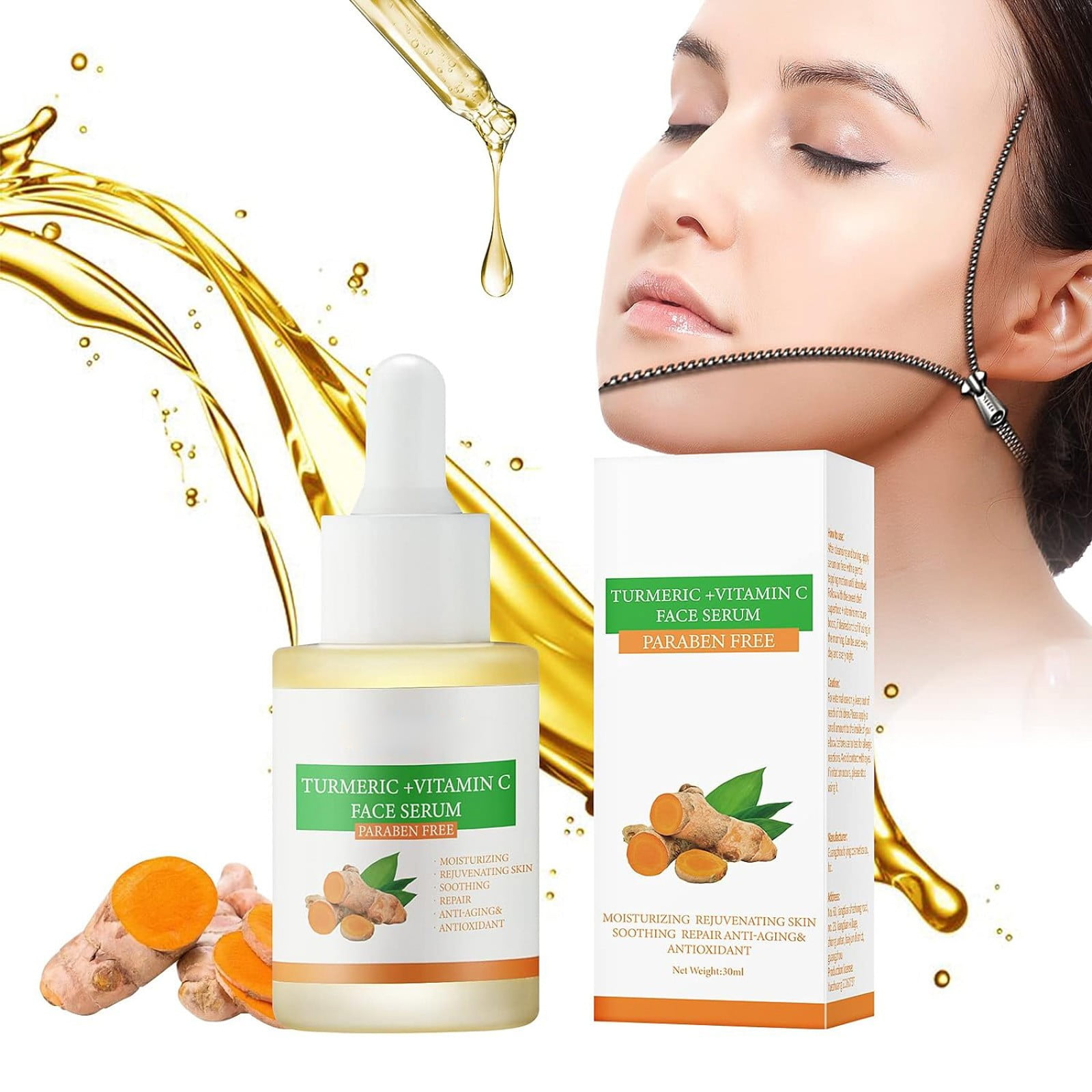 WANGJIAOID Facial Vitamin C Infused For Moisturizing 30ML Derm7
