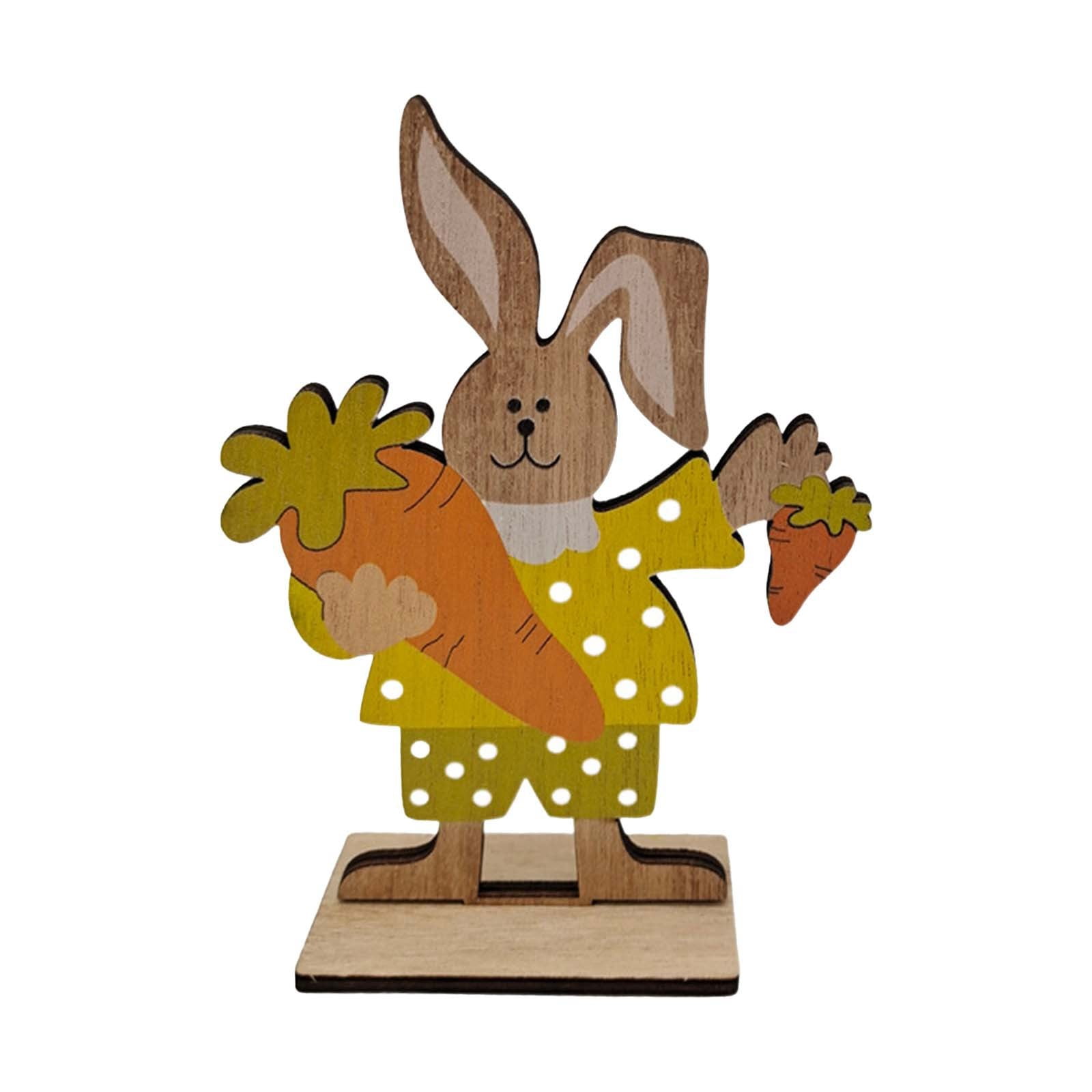 WANGJIAOID Family of 4 Sculpture Solar Outdoor Statues for Garden