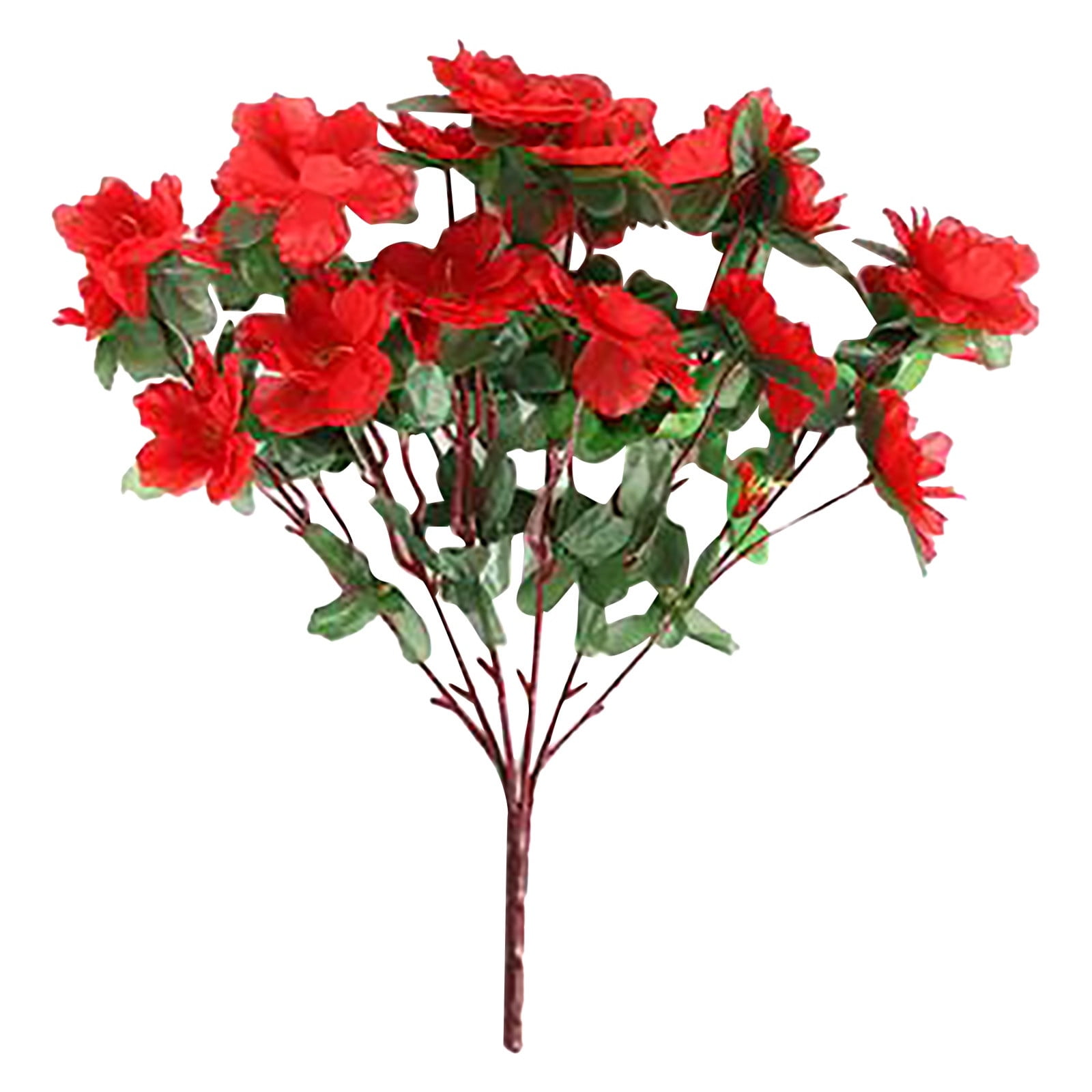 WANGJIAOID Flowers without Vase Azaleas Flower Decoration Flower Bed