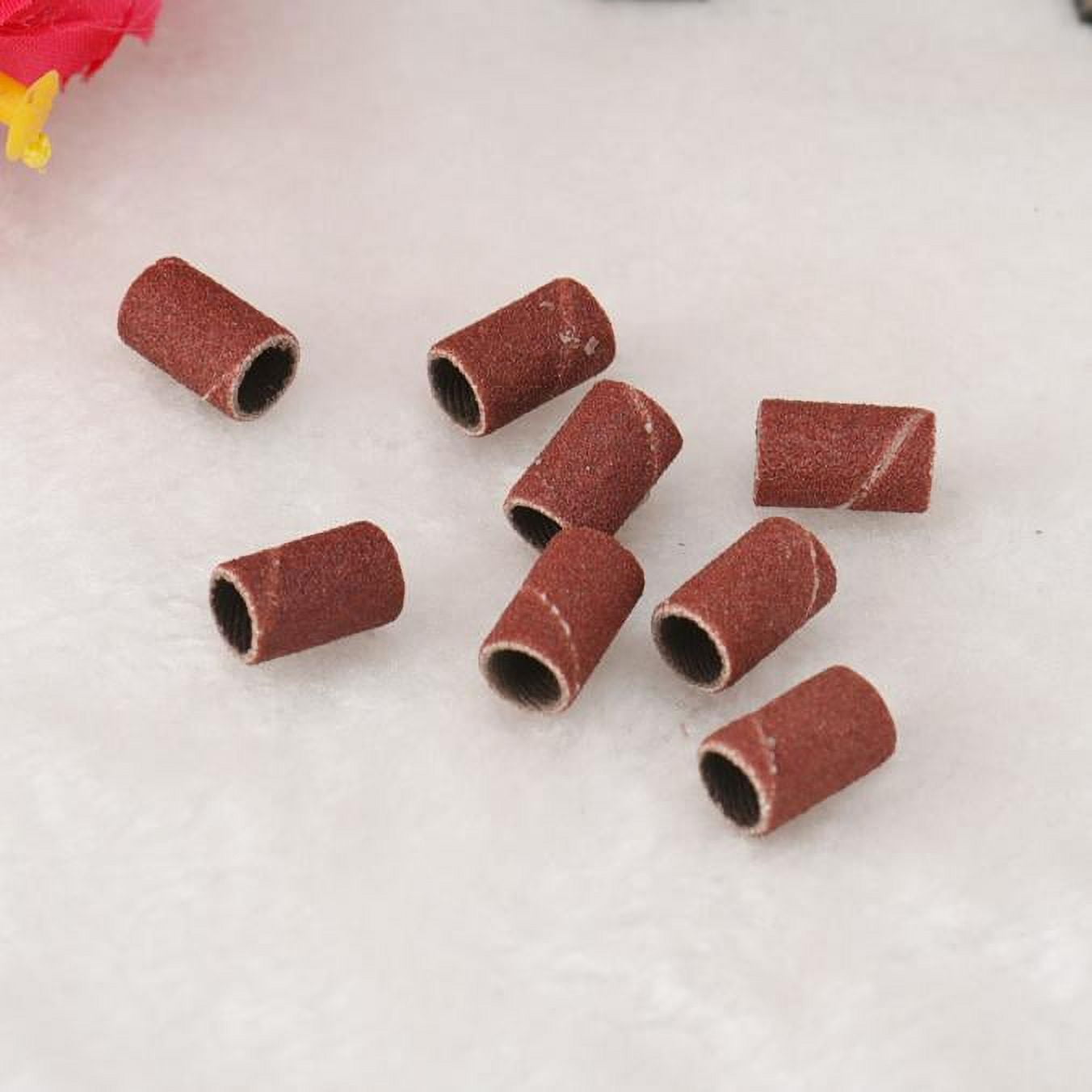 WANGJIAOID Foot Pumice Stone for Heavy Feet 100Pcs Sanding Bands Drums