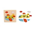 WANGJIAOID Games for 24 Years Wooden Plane Puzzle Educational