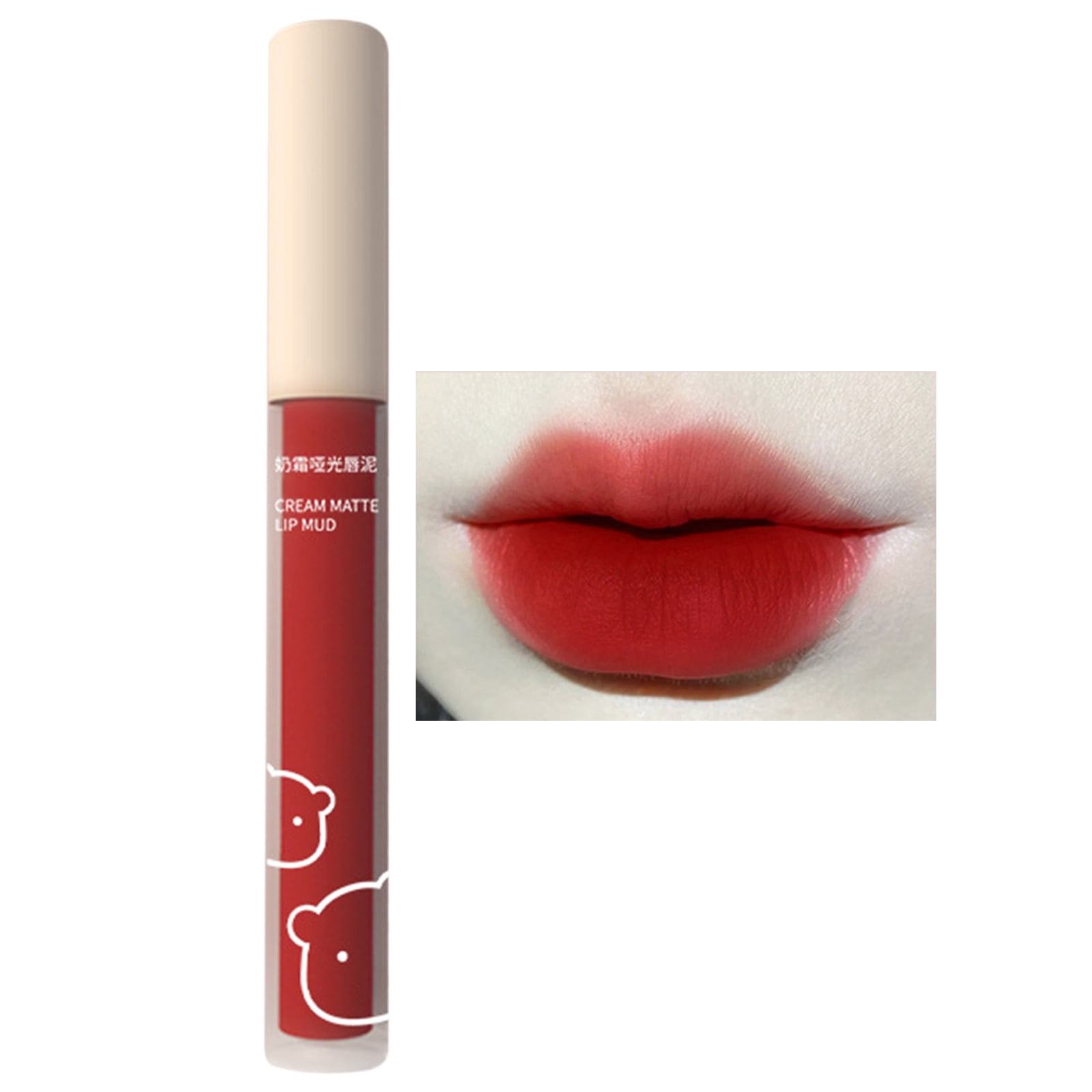 WANGJIAOID Glimmer Glow Lipstick Velvet Not Easy To Fade Lipstick Air