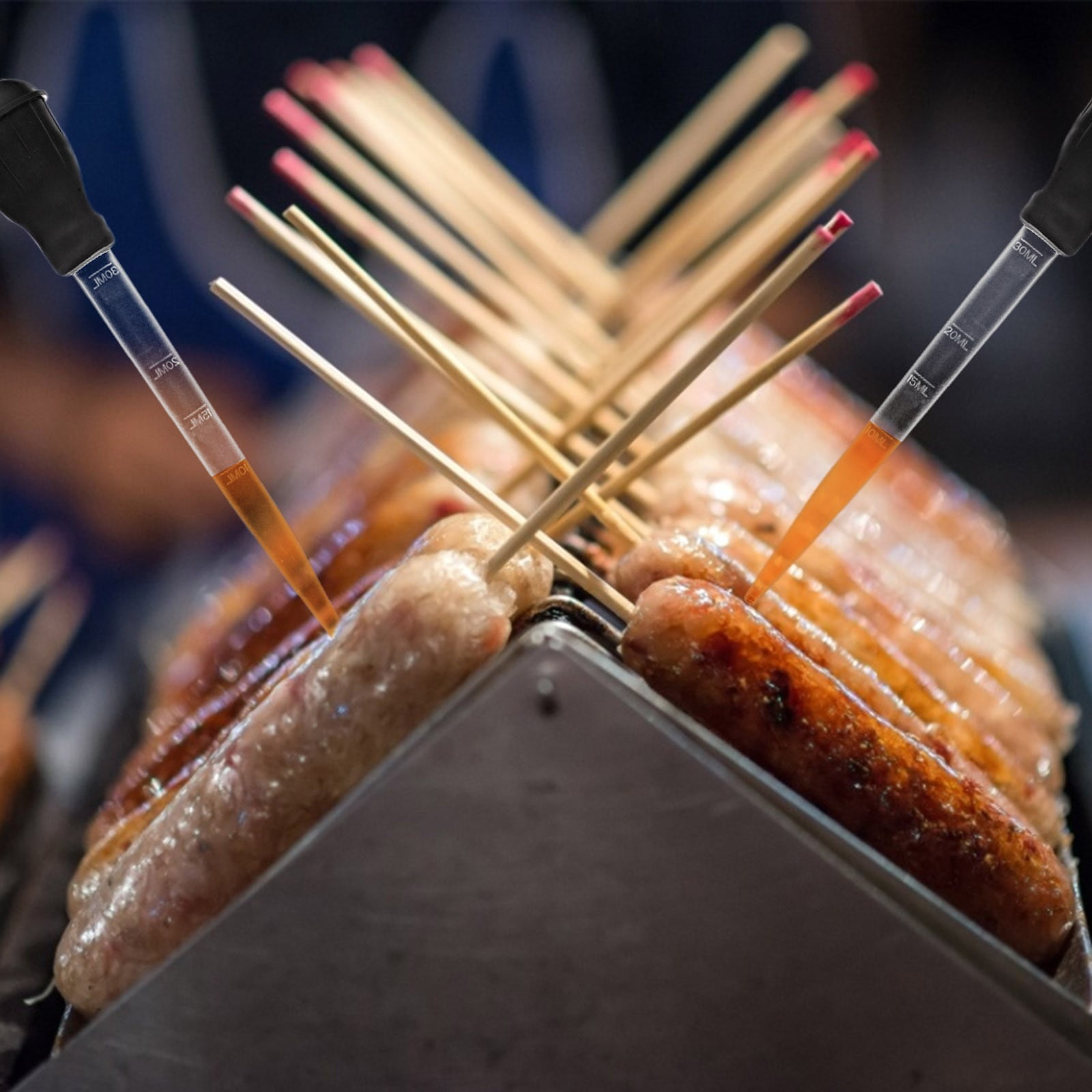 WANGJIAOID Grill Grate Covers Barbecue Special Oil Dropper Kitchen Barbecue Gadget Fish Tank