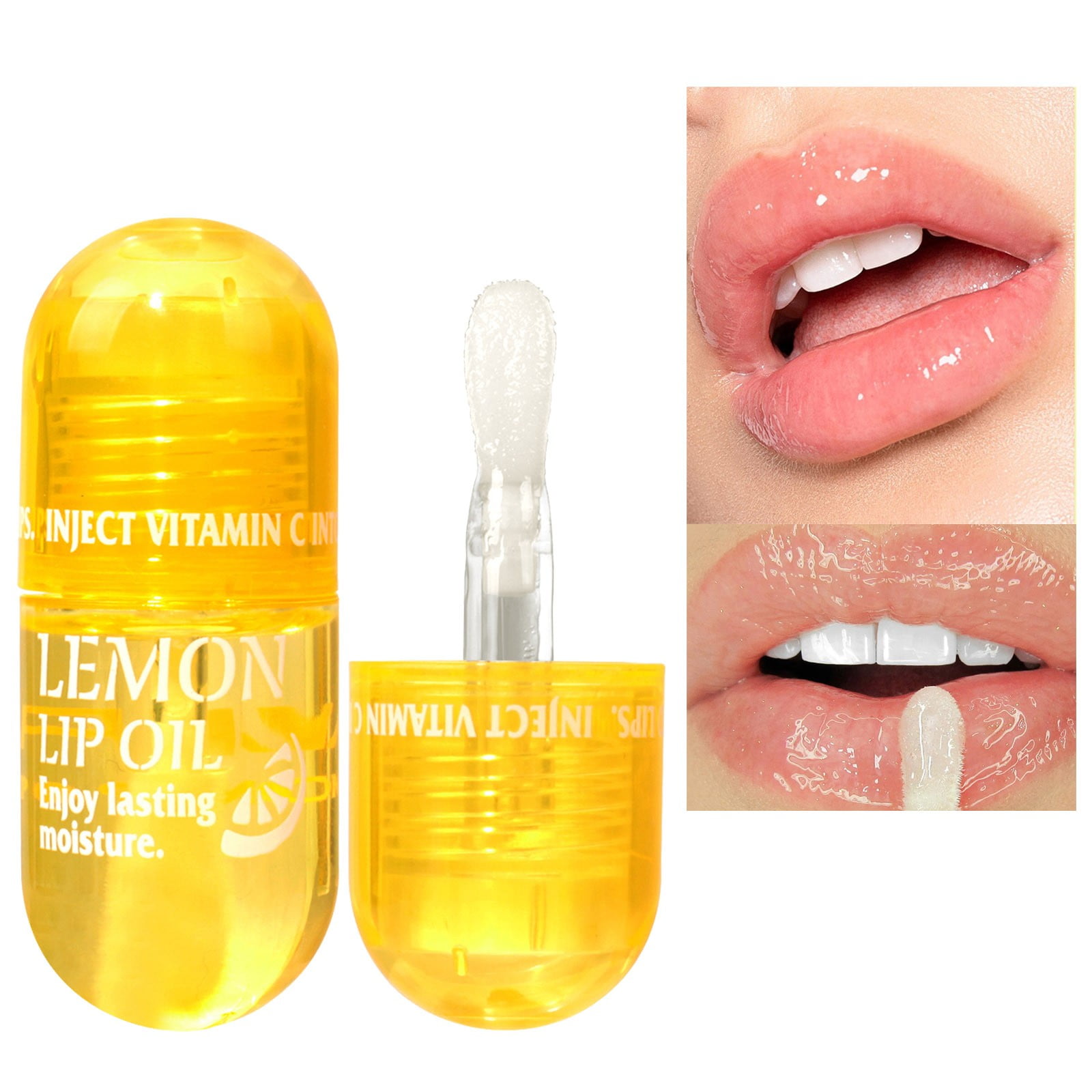 WANGJIAOID Korean Lip Gloss Tint Green Lip Oil Moisturizing And