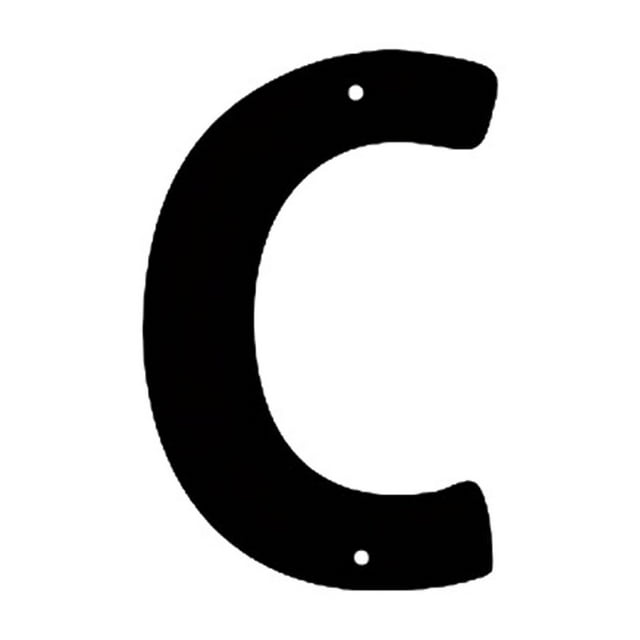 WANGJIAOID Metal Door Letters Home Address Letters Outdoor Metal