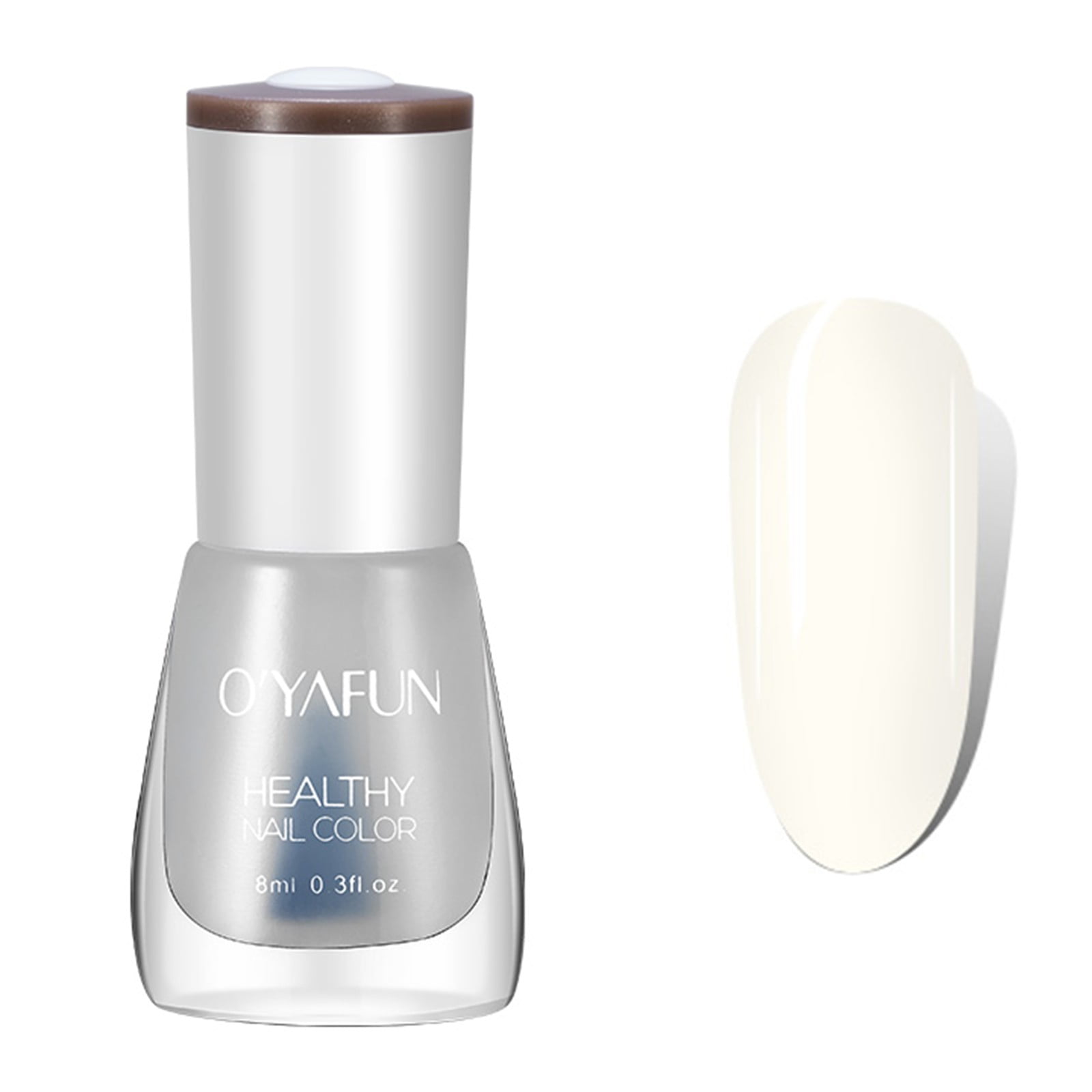 WANGJIAOID Nail Base Coat Strengthener Nail Polish Easy Peel Off & Water Based Nail Polish 8ml