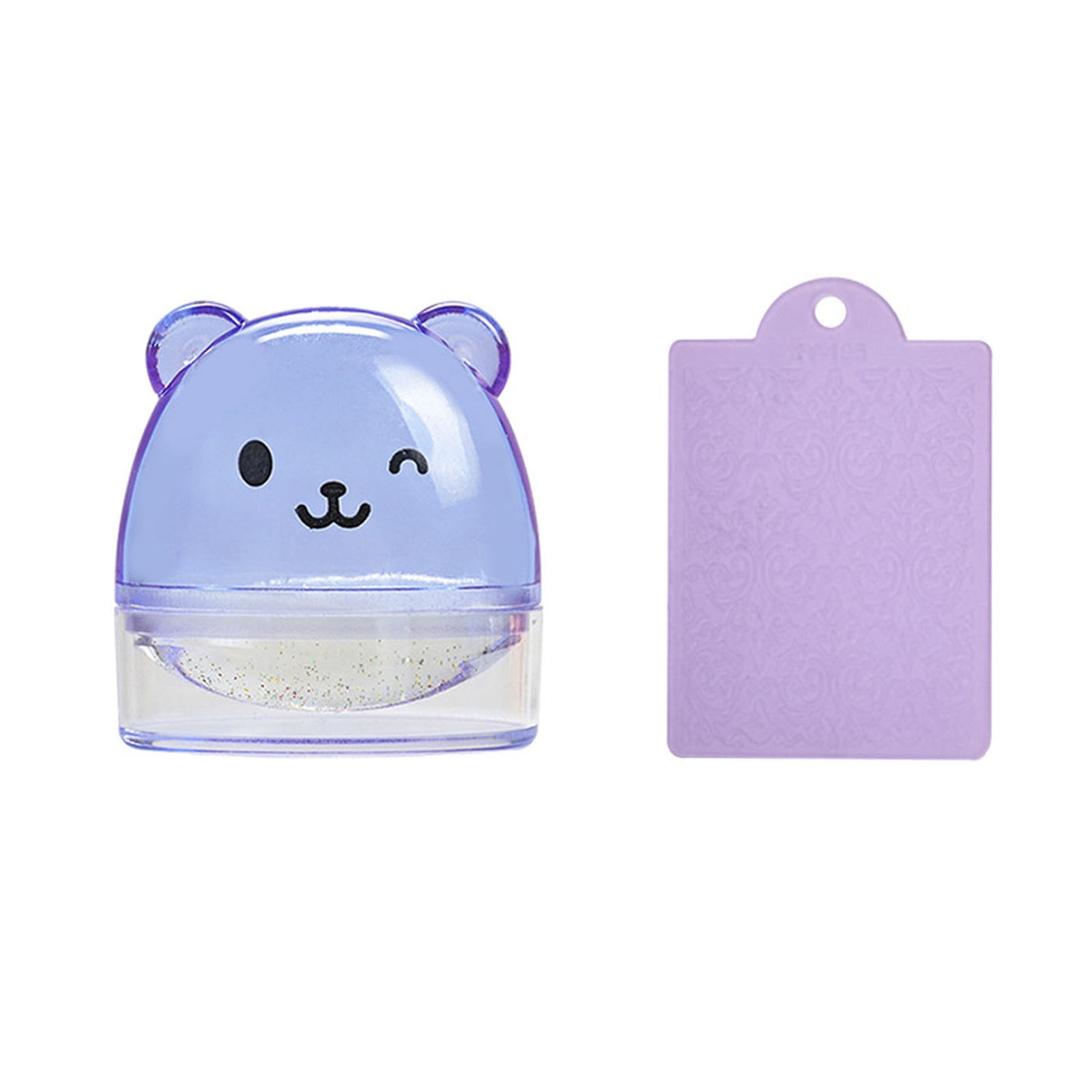 WANGJIAOID Nail Degreaser Silicone Nail Stamper Set French Nail Stamp