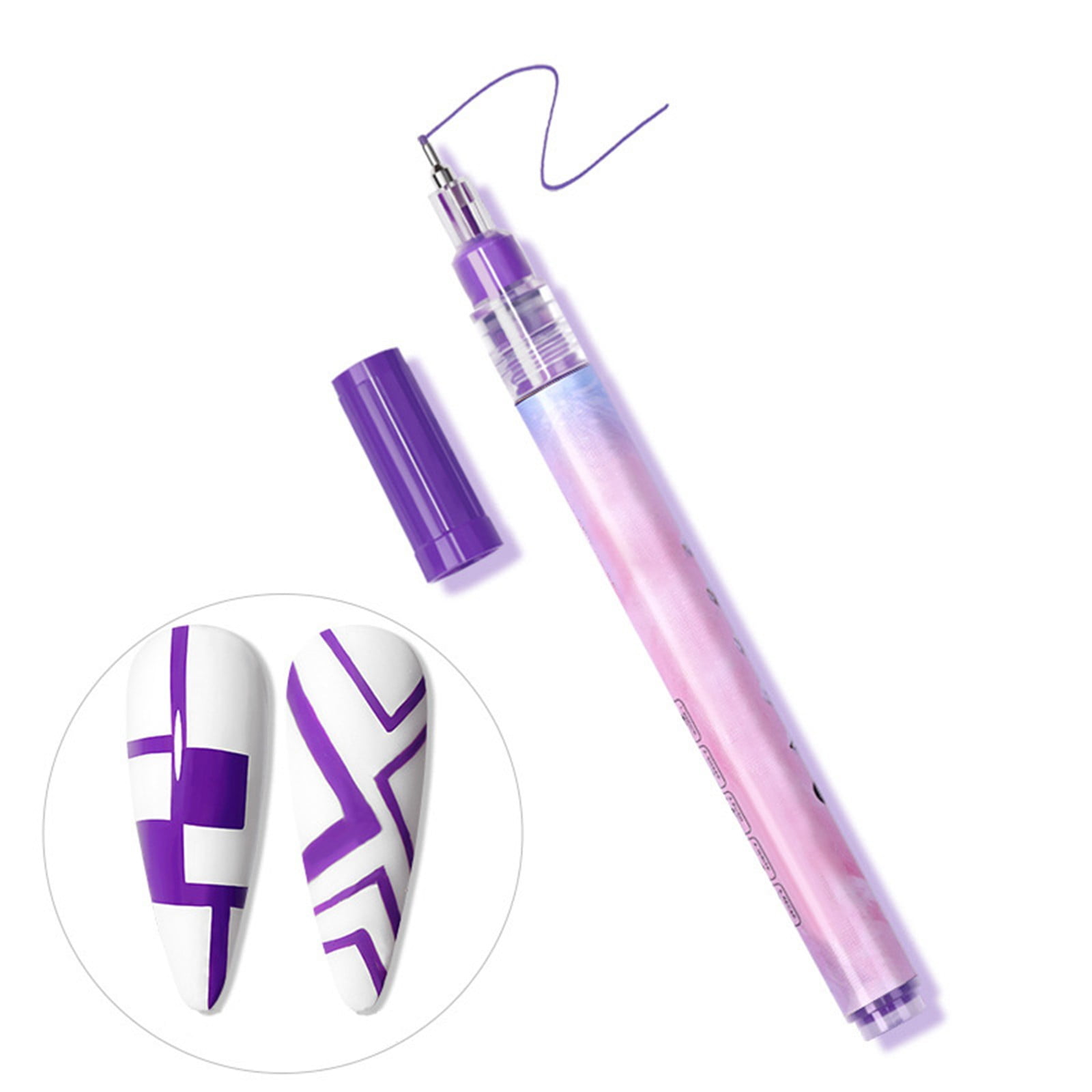 WANGJIAOID Nail Enhancement Tools 3D Paint Pen Nail Tracing Point