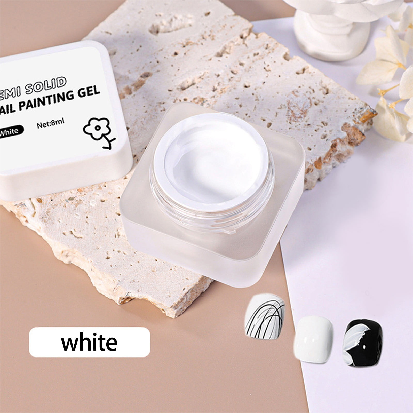 WANGJIAOID Paint Glue High Density Nail Cans White And Black Paint Glue