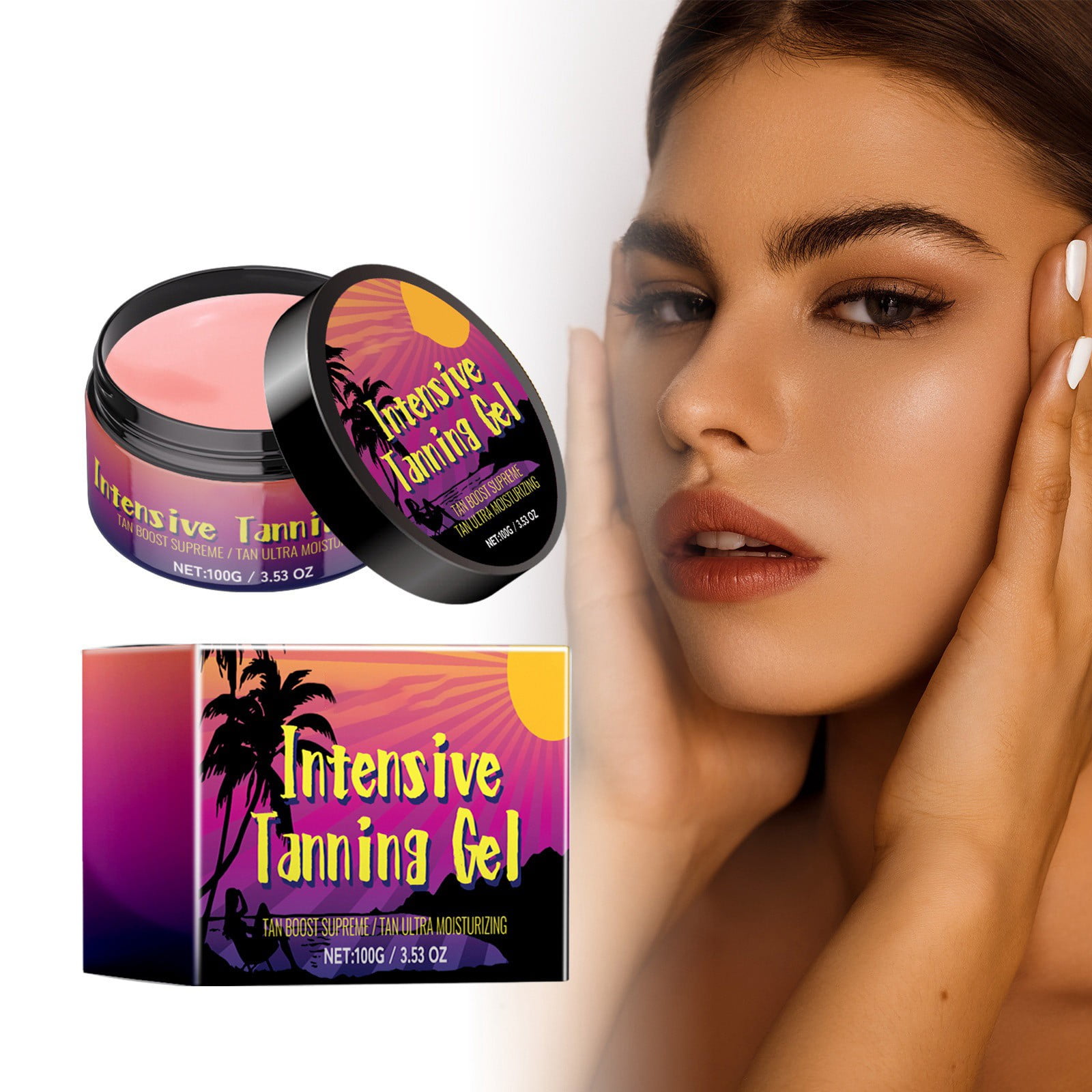 WANGJIAOID Peach Blackening Gel In Summer Sunshine Beach Silicone