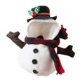 WANGJIAOID Pet Christmas Funny Clothes Funny Dog Snowman Turns Into