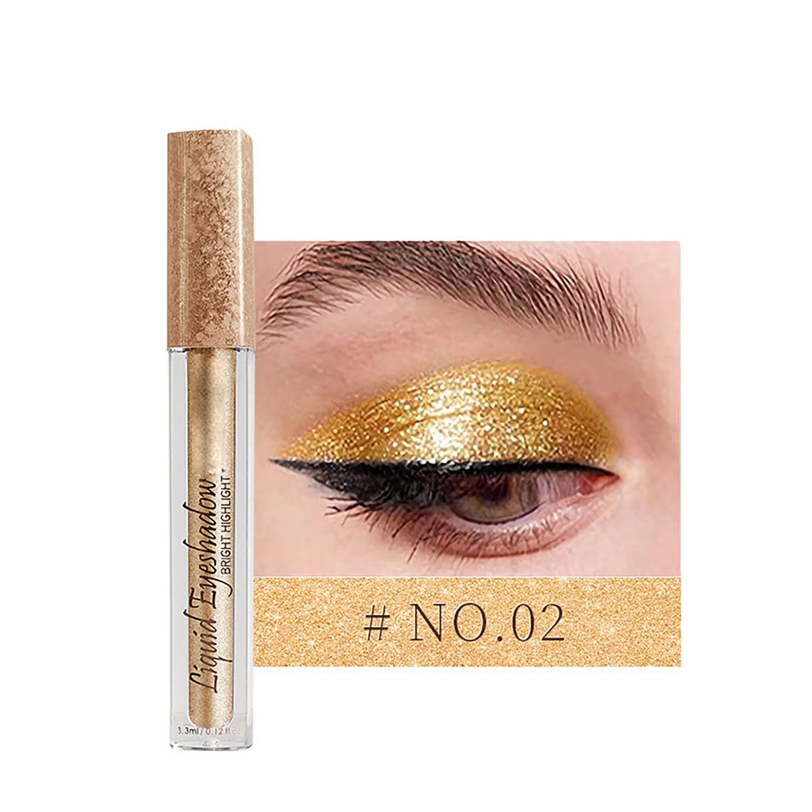 WANGJIAOID Shiny Liquid Pearl Eyeshadow Metallic Liquid Pearl Eyeshadow