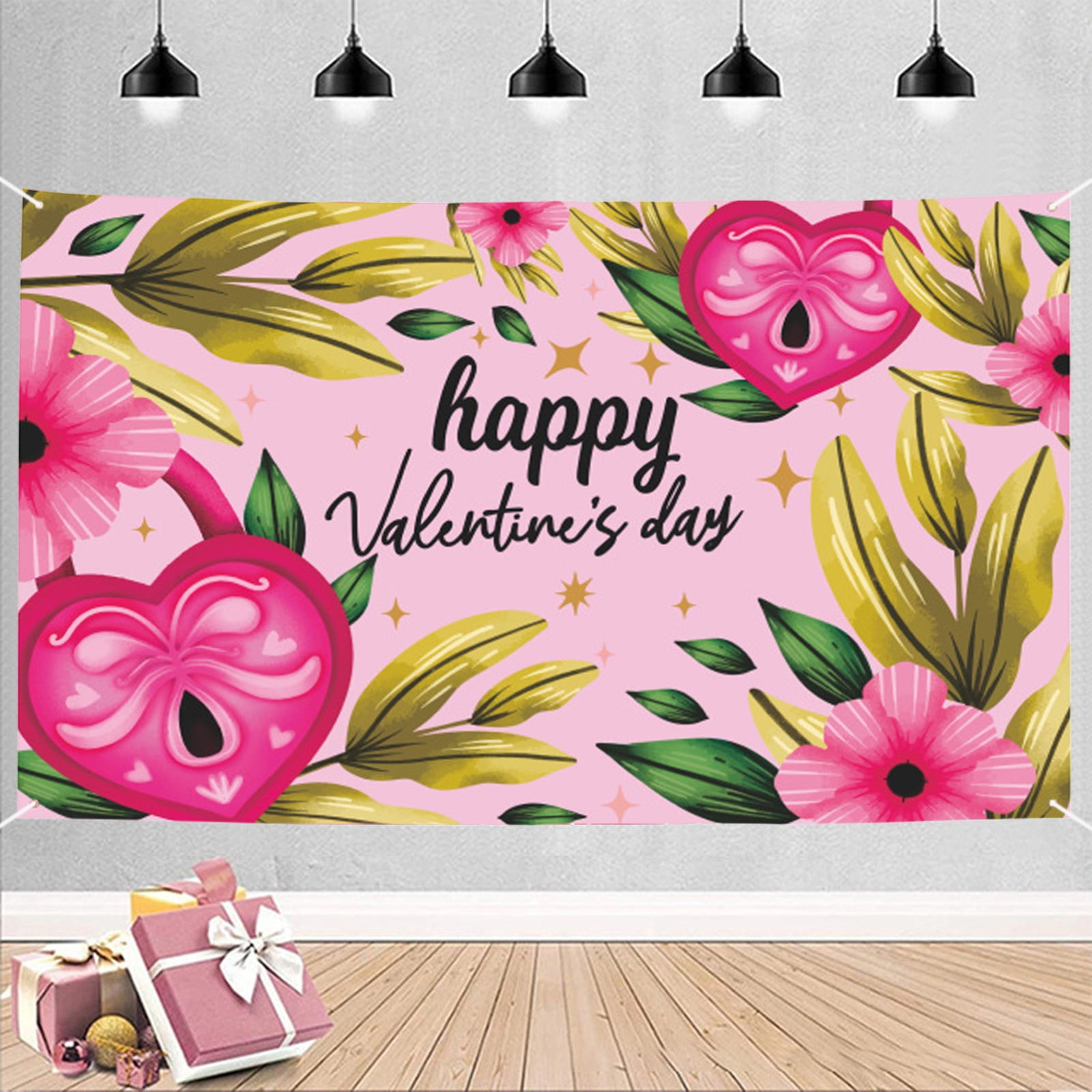 WANGJIAOID Tapestry Valentine's Day 2024 New Valentine's Day Background
