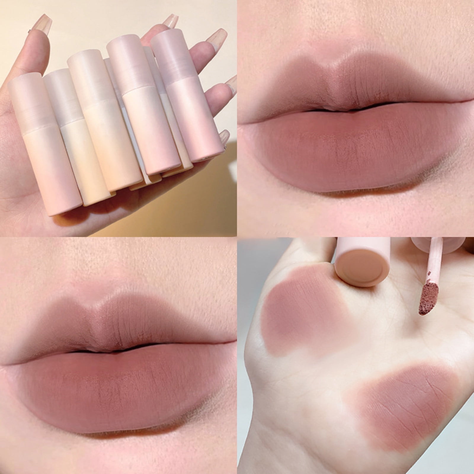 WANGJIAOID Velvet Lip Mud Is Not Easy To Stick To The Mouth Of The