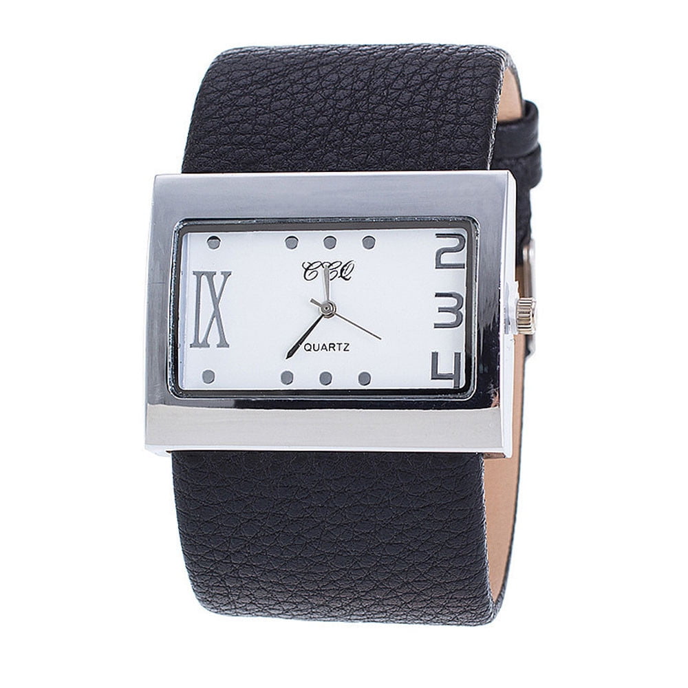 WANGJIAOID Watch Simple Watches with Changeable Bands CCQ Brand Leather