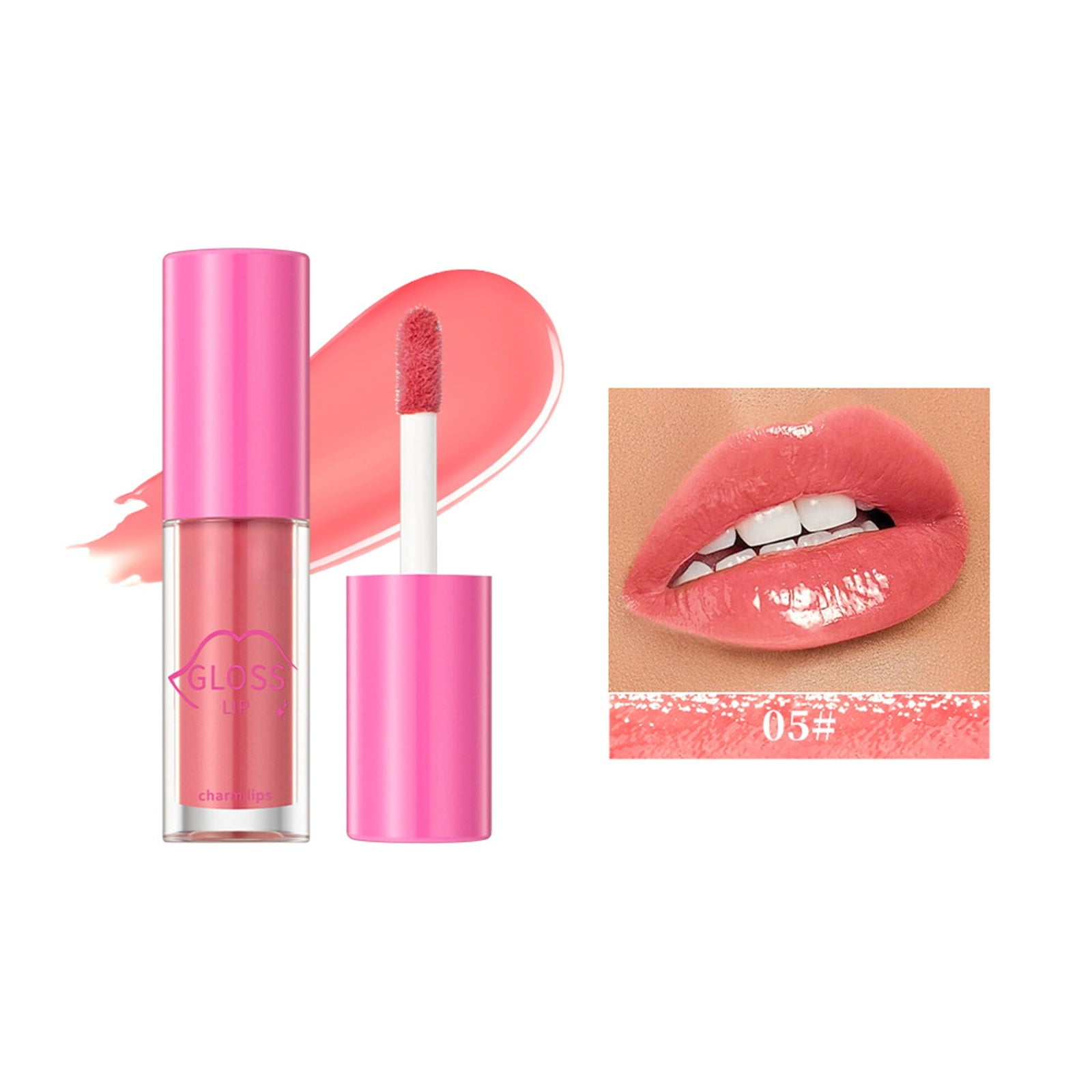 WANGJIAOID Water Gloss Lip Gloss Moisturizing And Not Easy To Fade