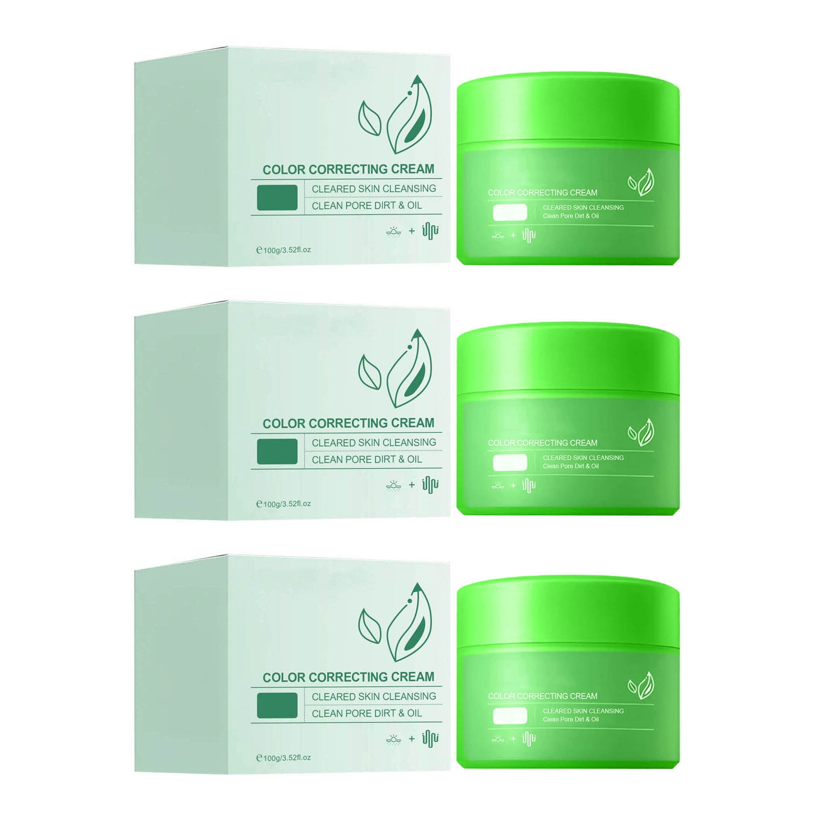 WANGJIAOID after Waxing Skin Care 3pcs Color Correcting Hydrating Color