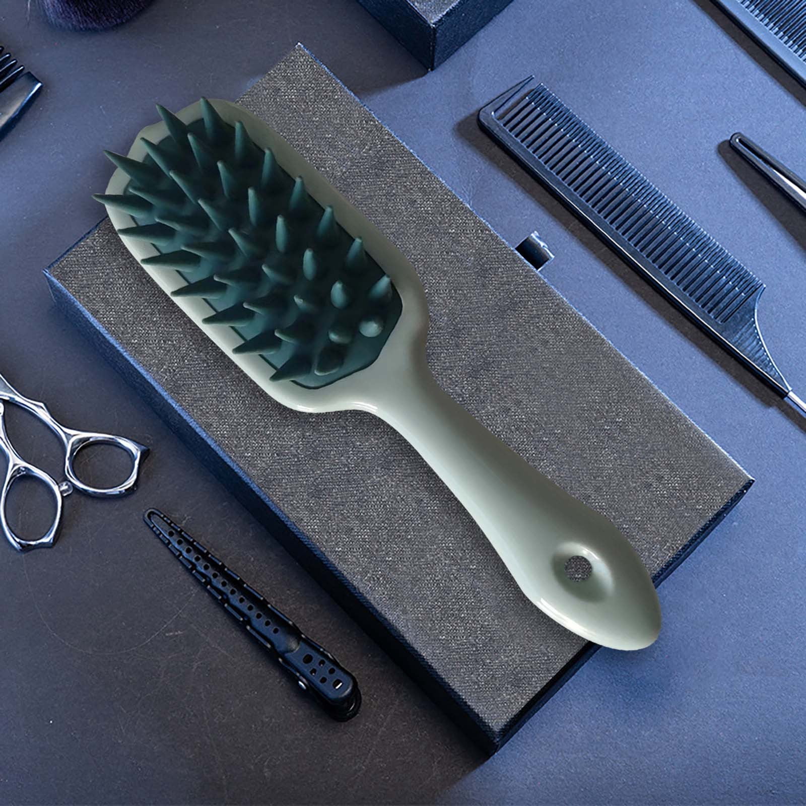 WANGJIAOID to Go Untangle Hair Brush A Long Handled Shampoo Brush For Home Scalp Massage And