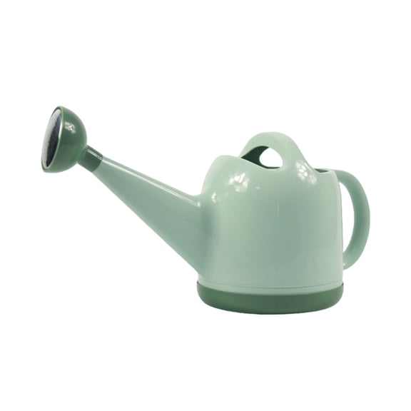WANGJING 1PC Long Spout Watering Can Plastic Garden Watering Pot With Detachable Sprinkler 4L Lightweight Indoor Outdoor Use Green Blue Black Gray Army Green Light Green