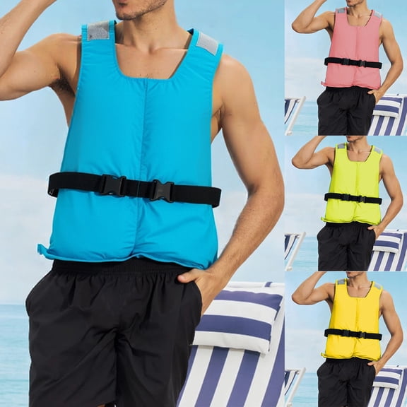 WANGJING Adult Life Jackets , Life Vest , Coast Guard Approved Life Jackets for Kayak, Boating, Fishing, Paddle Sports