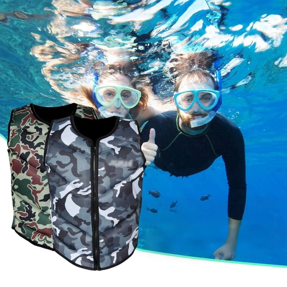WANGJING Adult Life Jackets , Swim Vest Finshing , Uscg Approved Life Jackets for Kayak, Boating, Fishing, Paddle Sports