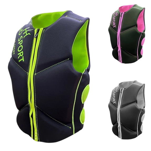 WANGJING Kayak Life Vest for Adults , Swimming Life Vest , Coast Guard Approved Life Jackets for Boating, Wakeboarding, Waterskiing & Your Favorite Water Activities